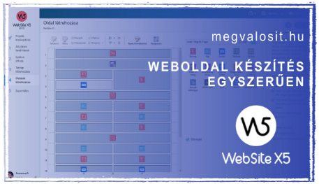 WebSite X5 - weboldal megvalósítás egyszerűen